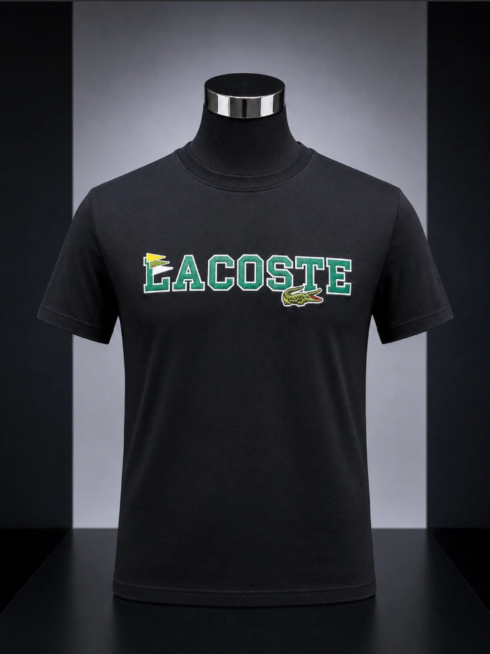 Lacoste Classic Fit Cotton Jersey Graphic T-Shirt