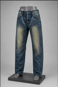 Diesel "For Successful Living" Distressed Regular Fit Jeans.