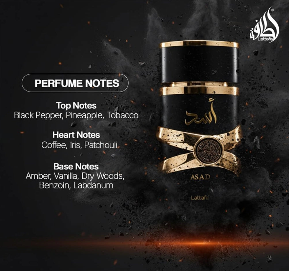 Asad (Eau de Parfum) by Lattafa Perfumes.